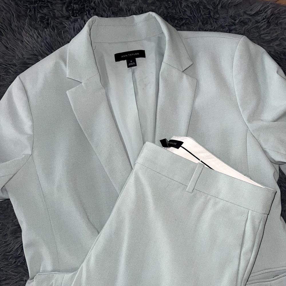 Ann Taylor Mint Suit Set